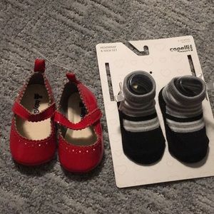 Host Pick! NWT Baby girl shoes, 2 pairs (plus free pair). Size 3months+